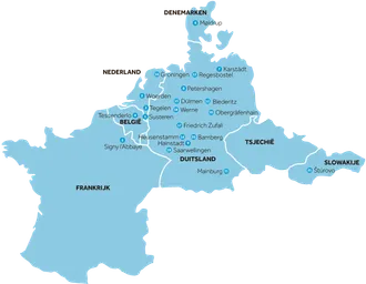 Productielocaties BMI Nederland