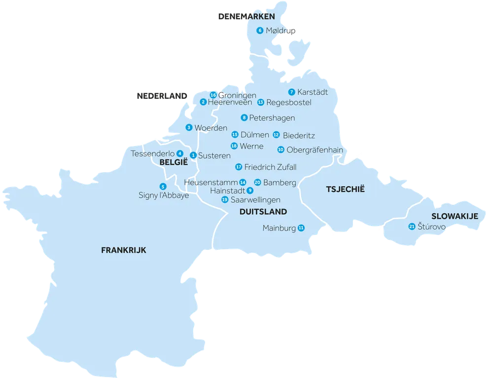 Afhaallocaties BMI Nederland