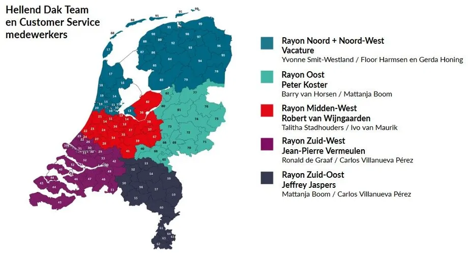 Hellend Dak Team Monier