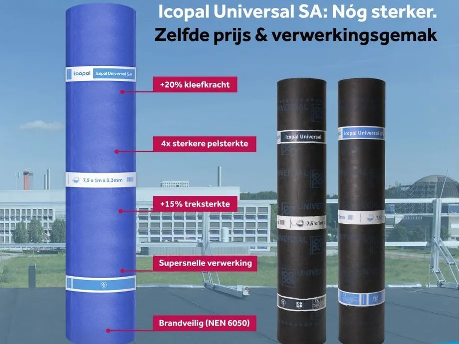 Vernieuwde Icopal Universal SA leverbaar